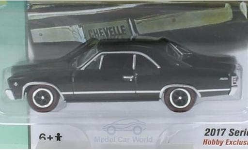 Modelauto Chevrolet Chevelle Coupe zwart 1967 1/64 Johnny Lightning