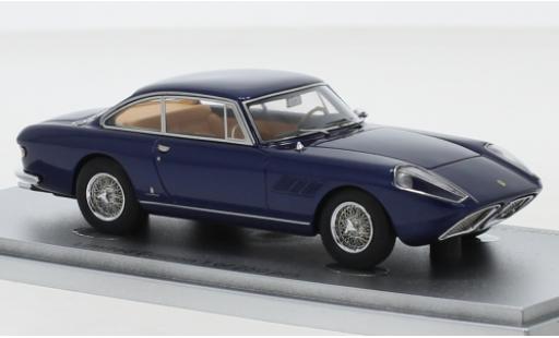 Modelauto Ferrari 330 GT 2+2 Shark Nose metallic blauw 1965 sn6537GT 1/43 Kess