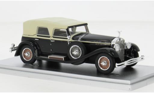 Modelauto Isotta Fraschini SS Castagna 8A zwart 1930 1/43 Kess