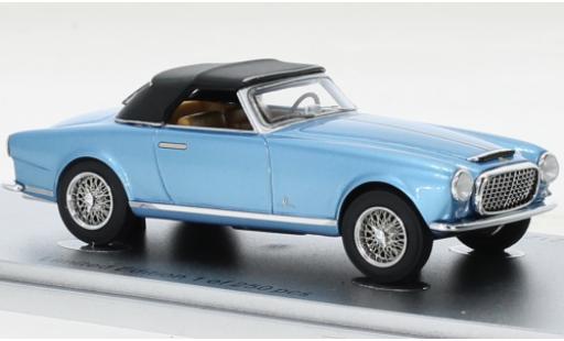 Modelauto Ferrari 212 Inter cabriolet metallic blauw /zwart 1952 1/43 Kess