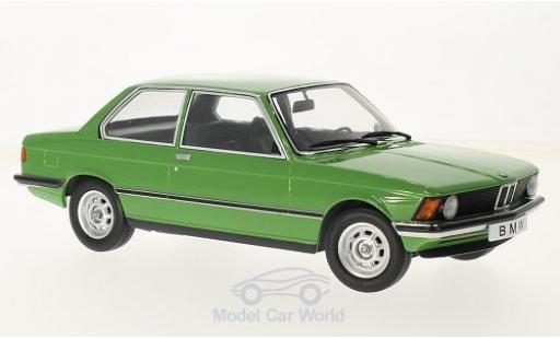 Modelauto Bmw 318 coupe i (E21) groen 1975 1/18 KK Scale