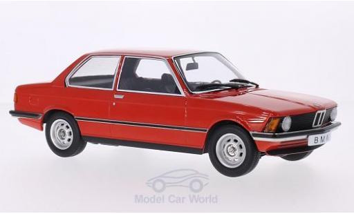 Modelauto Bmw 318 coupe i (E21) rood 1975 T&Atilde;&frac14;ren en Hauben sind nicht zu &Atilde;&para;ffnen 1/18 KK Scale