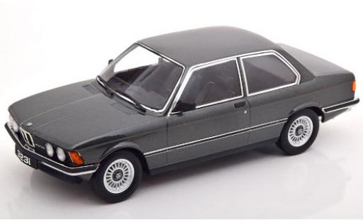 Modelauto Bmw 323 coupe i (E21) metallic antraciet 1975 1/18 KK Scale