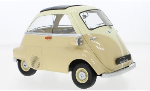 Modelauto Bmw Isetta citadine beige/geel 1959 1/12 KK Scale