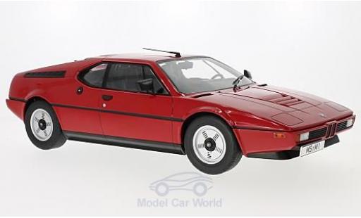 Modelauto Bmw M1 1978 (E26) rood 1/12 KK Scale