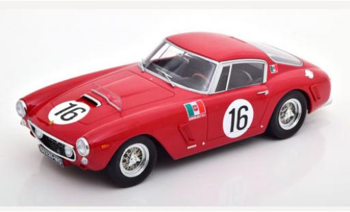 Modelauto Ferrari 250 SWB GT Competizione rood/Dekor No.16 24h Le Mans 1961 M.Trintignant/C.M.Abate 1/18 KK Scale