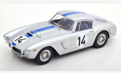 Modelauto Ferrari 250 SWB GT Competizione grijs/Dekor No.14 24h Le Mans 1961 P.Noblet/J.Guichet 1/18 KK Scale