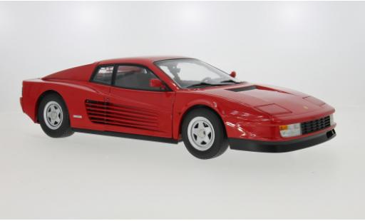 Modelauto Ferrari Testarossa Coupe rood 1986 1/12 KK Scale