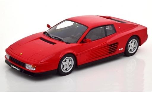 Modelauto Ferrari Testarossa Coupe rood 1986 1/18 KK Scale