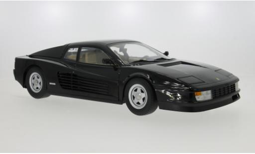 Modelauto Ferrari Testarossa Coupe zwart 1986 1/12 KK Scale