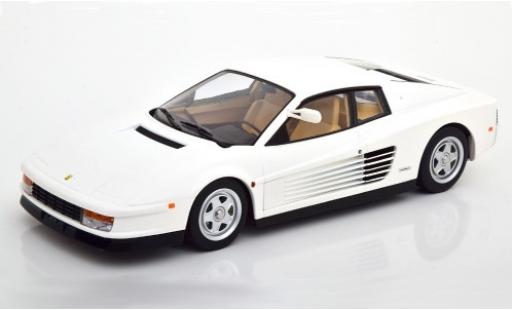 Modelauto Ferrari Testarossa Monospecchio wit 1984 US-Version 1/18 KK Scale