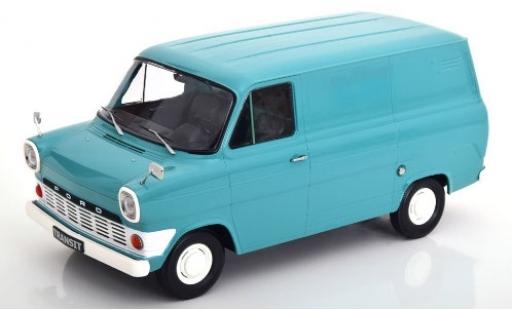 Modelauto Ford Transit Mk1 bestelwagen turquoise 1965 1/18 KK Scale