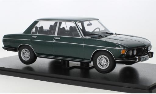 Modelauto Bmw 3.0 berline S (E3) metallic groen fonc&Atilde;&copy; 1971 1/18 KK Scale