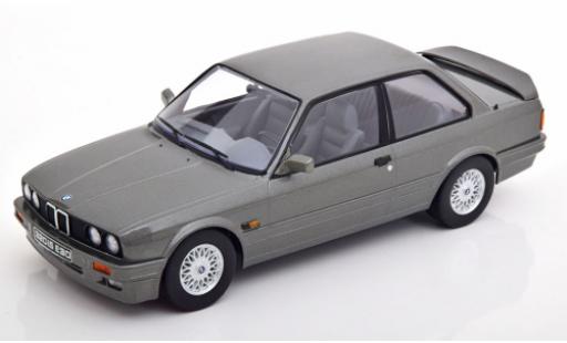 Modelauto Bmw 320 is (E30) metallic grijs 1989 1/18 KK Scale