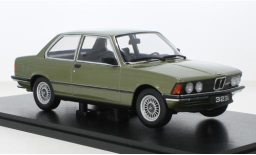 Modelauto Bmw 323 coupe i (E21) metallic groen 1978 1/18 KK Scale