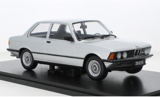 Modelauto Bmw 323 coupe i (E21) grijs 1978 1/18 KK Scale