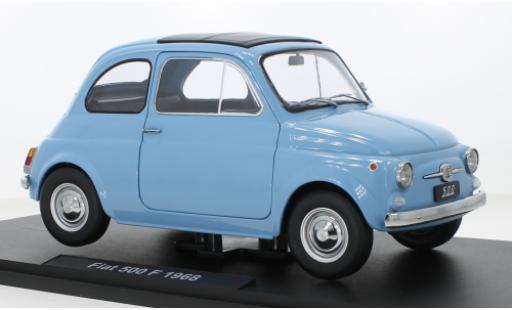 Modelauto Fiat 500 F blauw 1968 1/12 KK Scale
