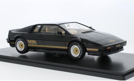 Modelauto Lotus Esprit Base Turbo zwart/dor&Atilde;&copy; RHD 1981 1/18 KK Scale