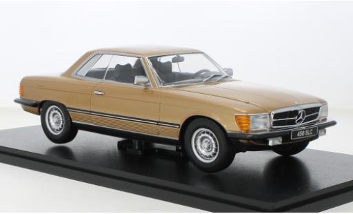 Modelauto Mercedes 450 Base SLC (C107) metallic beige 1973 1/18 KK Scale