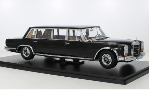 Modelauto Mercedes 600 Pullman (W100) zwart 1964 1/18 KK Scale
