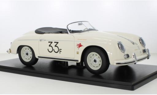 Modelauto Porsche 356 A A A Speedster wit No.33 James 1955 1/12 KK Scale