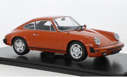 Modelauto Porsche 911 SC oranje 1978 1/18 KK Scale