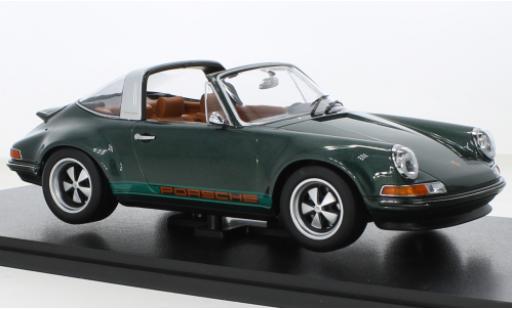 Modelauto Porsche 911 Targa Singer metallic groen /D&Atilde;&copy;corer 1/18 KK Scale