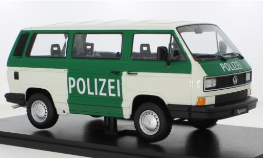 Modelauto Volkswagen T3 B Bus Syncro Politie 1987 1/18 KK Scale