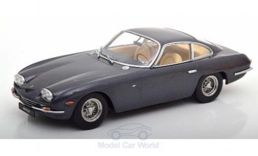 Modelauto Lamborghini 400 GT Base 2+2 metallic antraciet 1965 1/18 KK Scale