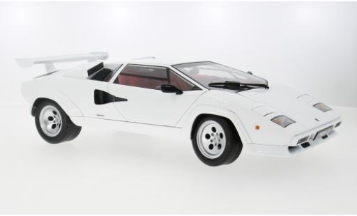 Modelauto Lamborghini Countach 5000 Quattrovalvole LP 5000S QV wit 1985 1/12 KK Scale