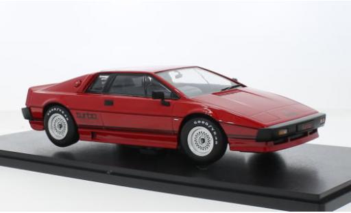 Modelauto Lotus Esprit Base Turbo rood RHD 1981 1/18 KK Scale