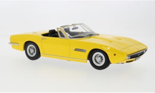 Modelauto Maserati Ghibli spyder geel 1970 1/18 KK Scale