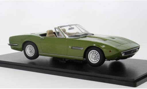 Modelauto Maserati Ghibli spyder groen 1970 1/18 KK Scale