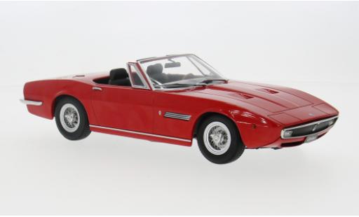 Modelauto Maserati Ghibli spyder rood 1970 1/18 KK Scale