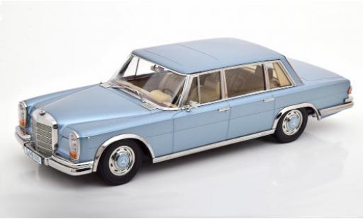 Modelauto Mercedes 600 Base (W100) metallic blauw 1963 1/18 KK Scale