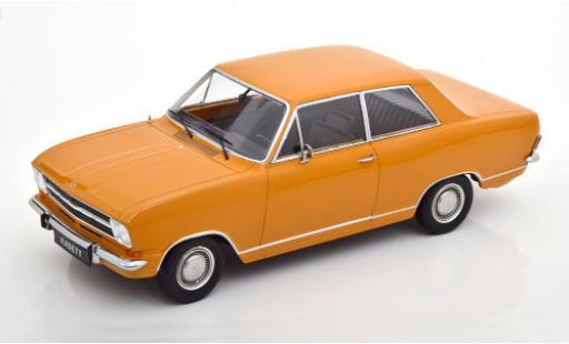 Modelauto Opel Kadett B 1.2 B oranje 1972 2-portes 1/18 KK Scale