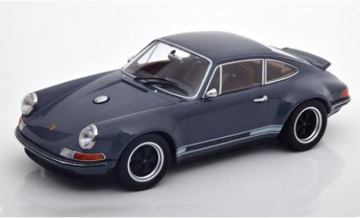 Modelauto Porsche 911 Base Singer grijs/Dekor 1/18 KK Scale