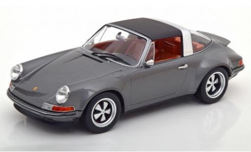 Modelauto Porsche 911 Targa Singer antraciet Targadak d&Atilde;&copy;tachable 1/18 KK Scale