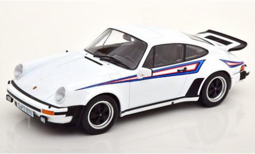 Modelauto Porsche 911 Turbo 3.0 wit/Dekor 1976 1/18 KK Scale