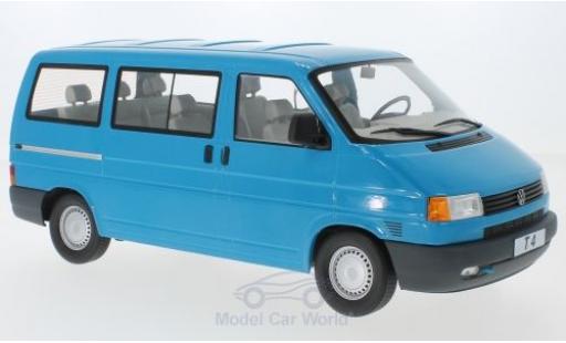 Modelauto Volkswagen T4 Base Caravelle blauw 1992 1/18 KK Scale