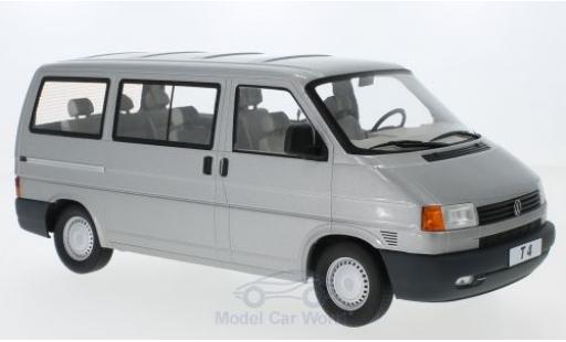 Modelauto Volkswagen T4 Base Caravelle metallic grijs 1992 1/18 KK Scale