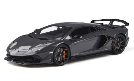Modelauto Lamborghini Aventador SVJ grijs 1/18 GT Spirit