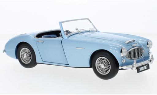 Modelauto Austin Healey 3000 roadster MK. I (BN7) blauw 1/18 Kyosho