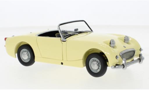 Modelauto Austin Healey Sprite roadster geel RHD 1958 1/18 Kyosho