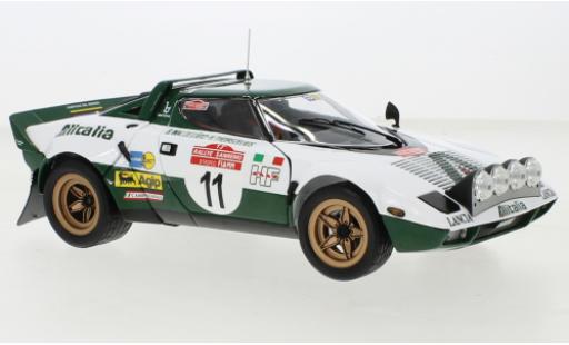 Modelauto Lancia Stratos HF No.11 Alitalia Rally WM Rally San Remo 1975 1/18 Kyosho