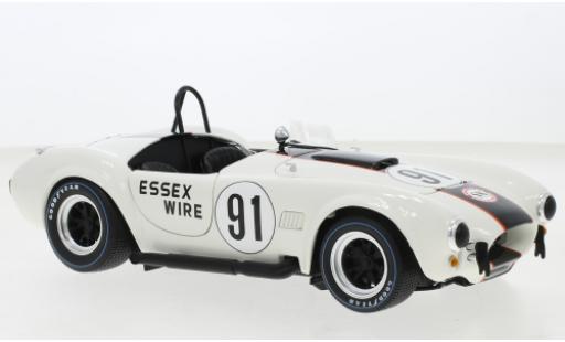 Modelauto Shelby Cobra 427 S/C wit/blauw Essex Wire 1/18 Kyosho