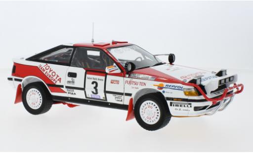 Modelauto Toyota Celica ST165 GT-quatre No.3 Team Kenia Rally WM Safari Rally 1990 1/18 Kyosho