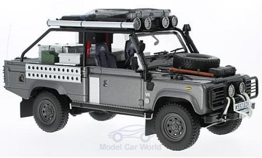 Modelauto Land Rover Defender Base metallic grijs RHD Movie Edition 1/18 Kyosho