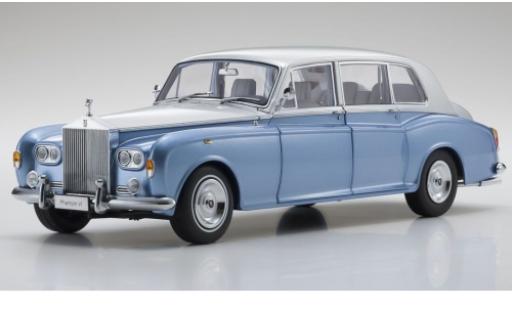 Modelauto Rolls Royce Phantom Base VI metallic blauw/grijs RHD 1/18 Kyosho
