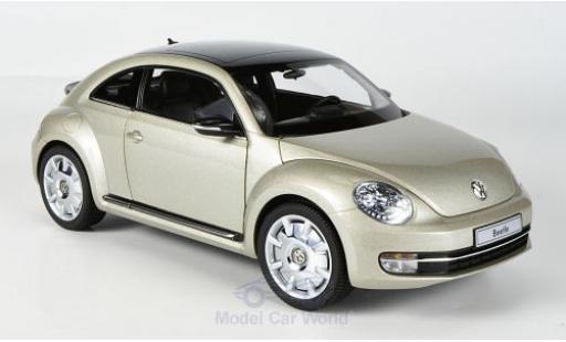 Modelauto Volkswagen Beetle Base Coupe metallic beige 2011 1/18 Kyosho
